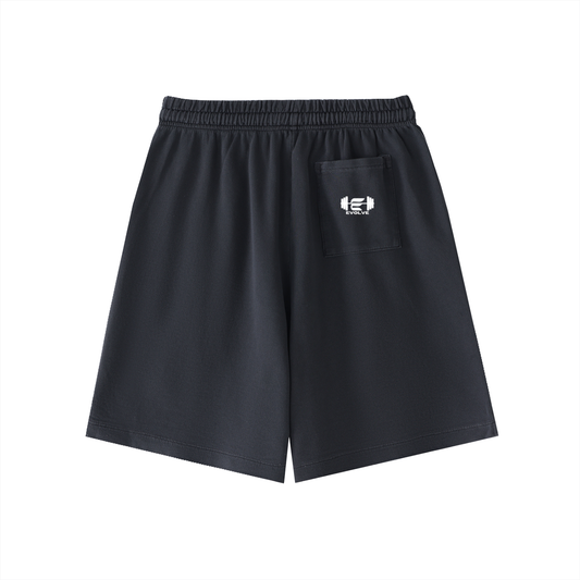 Shorts en coton noir Evolve Essential