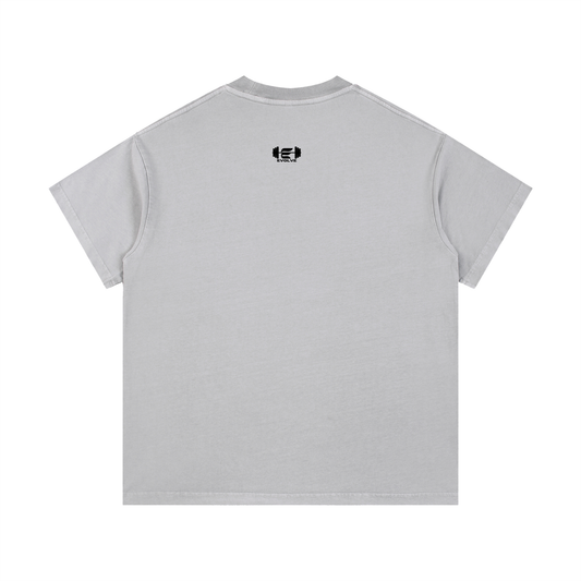 T-shirt Homme en Coton Gris Essentiel Evolve