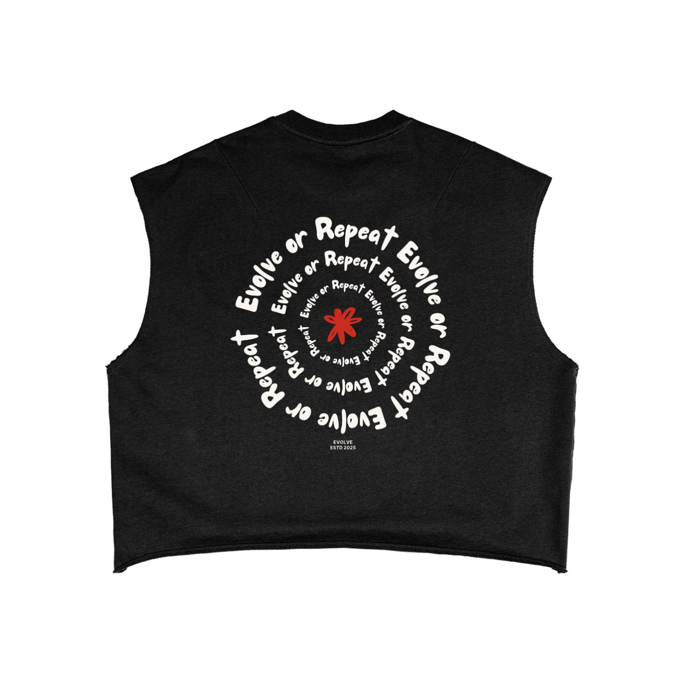 Evolve or Repeat Boxed Muscle Tee