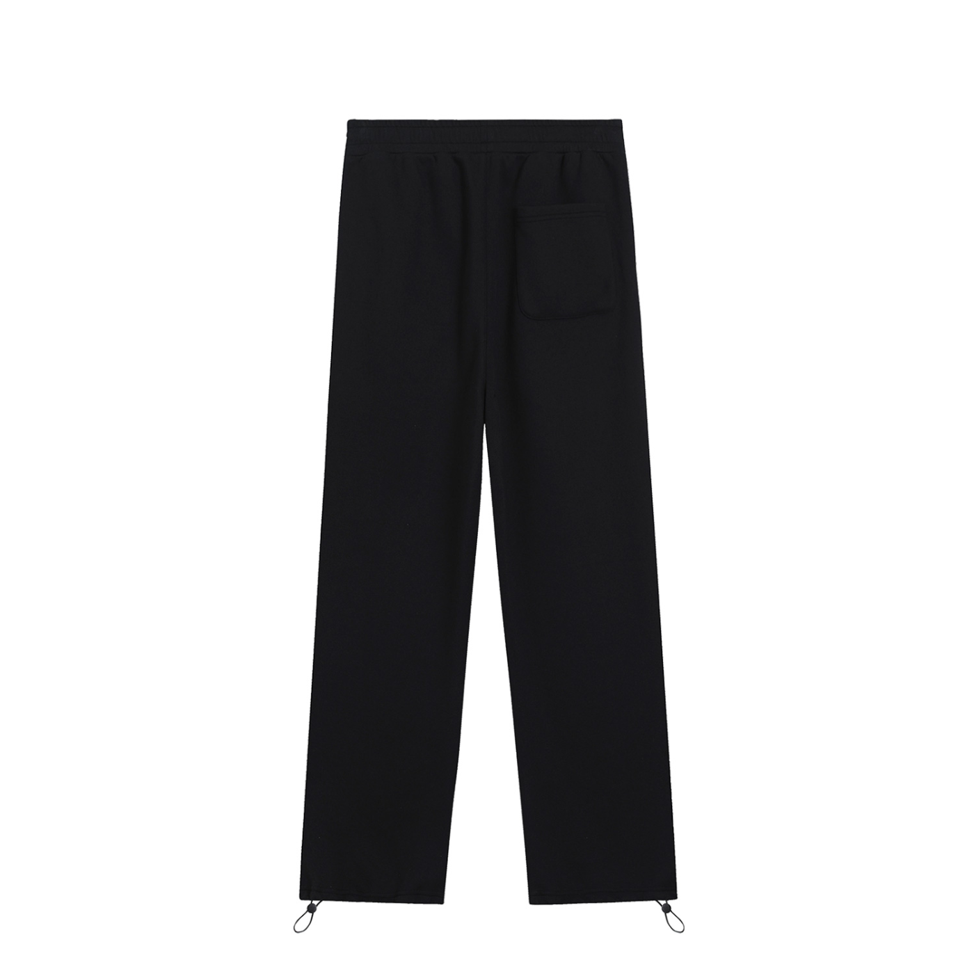 Evolve Men's Black Essential Straight-Leg Sweatpants