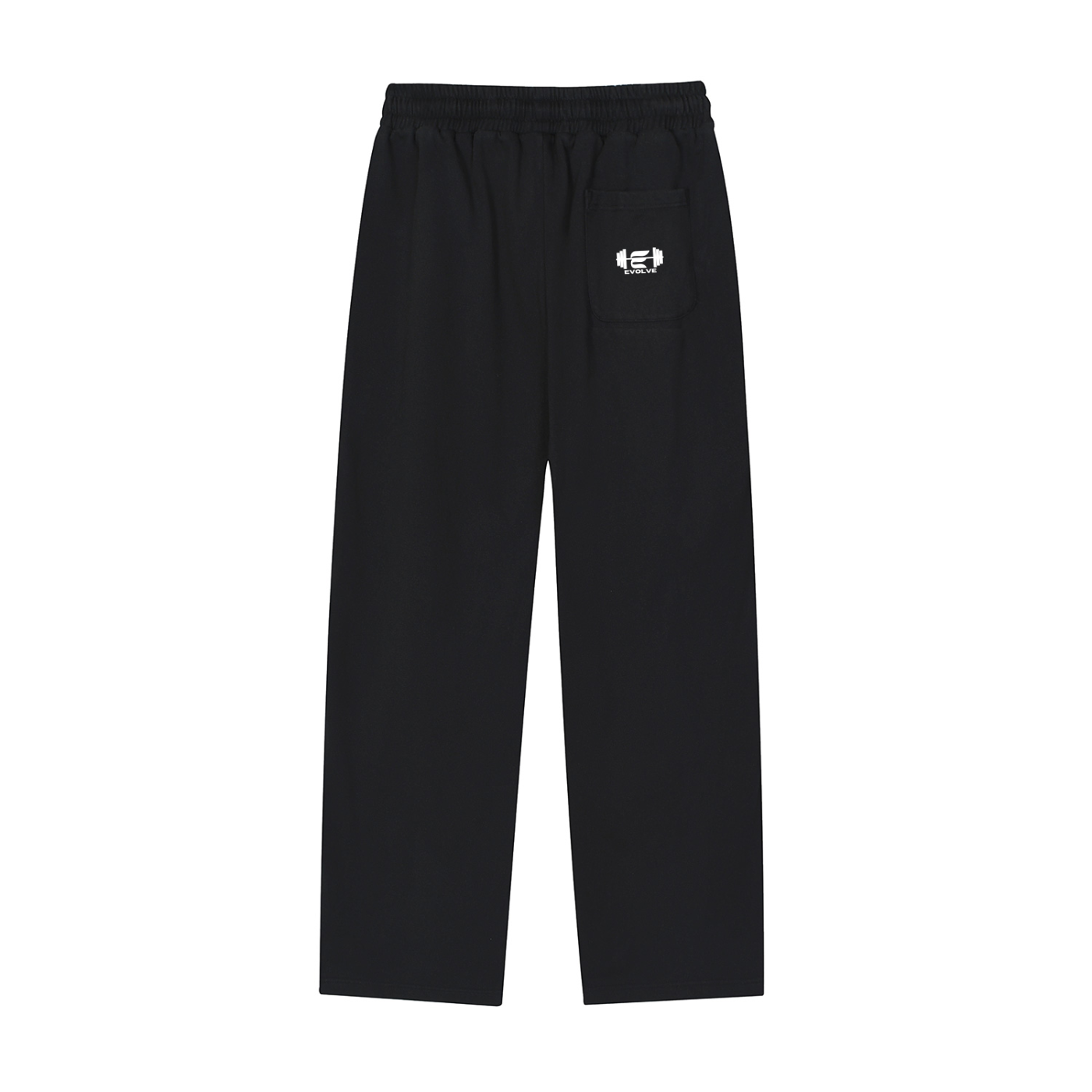 Reflective Striped Straight-Leg Sweats