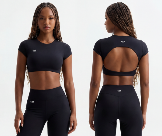 Open-Back Cropped Top