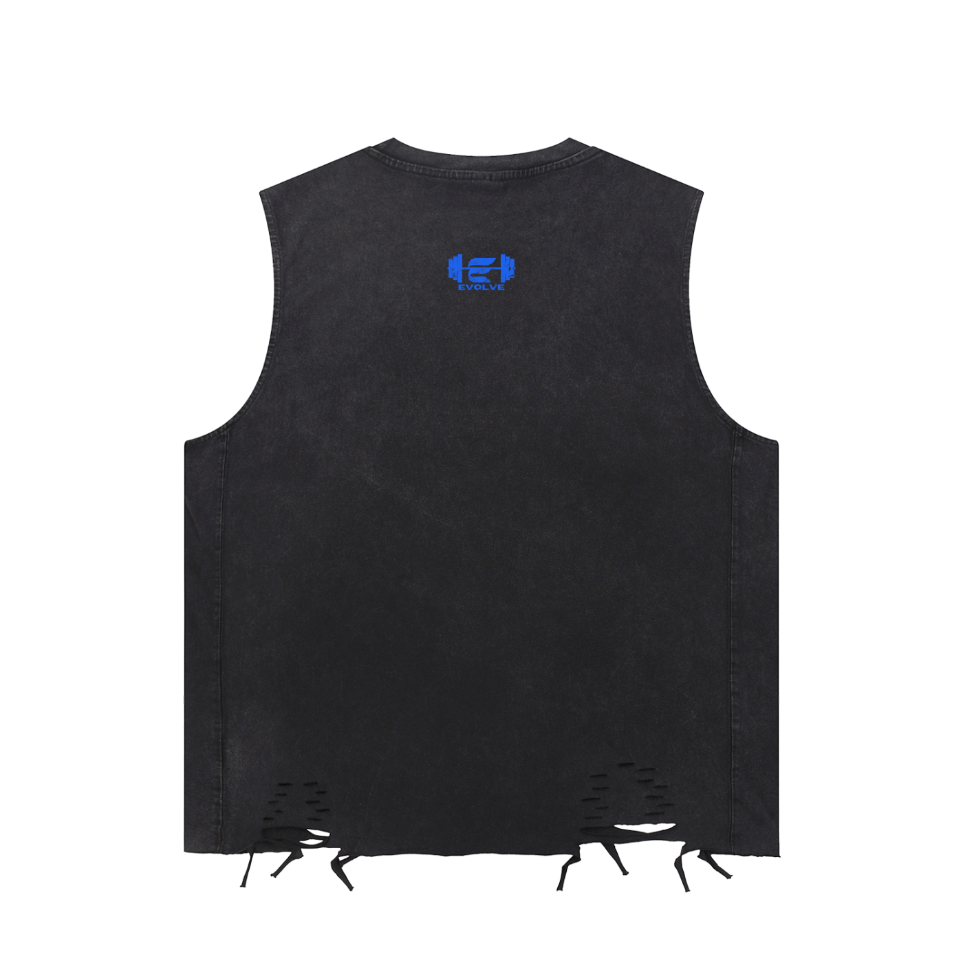 BORN TO LIFT BLUE MUSCLE TEE