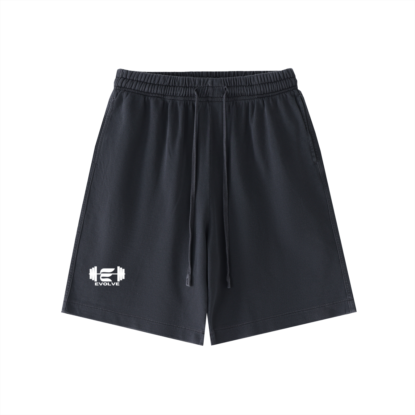 Evolve Essential Black Cotton Shorts
