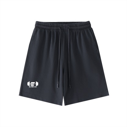 Shorts en coton noir Evolve Essential