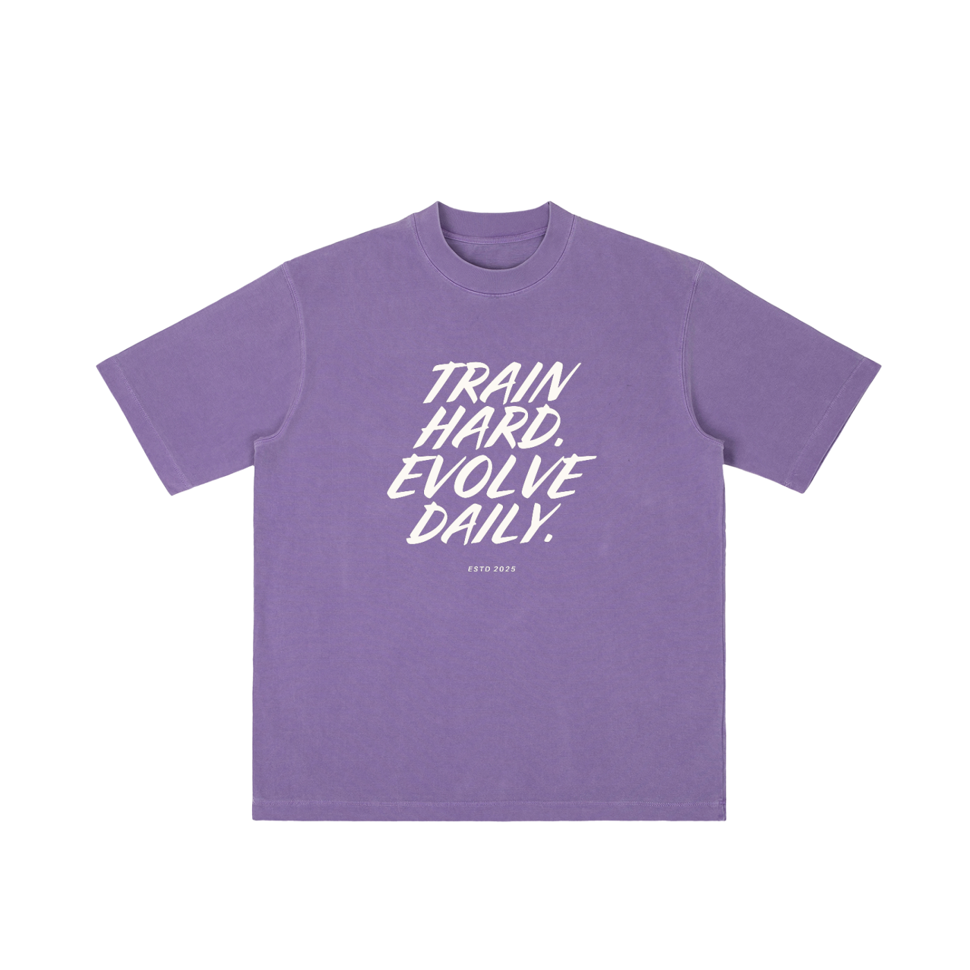 Evolve Daily Oversize Tee – White Lettered Edition