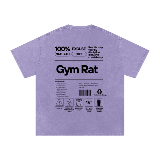 Gym Rat Lavender Washed Tee