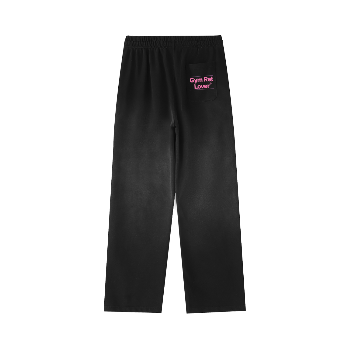 Evolve Gym Rat Lover Black Sweatpants