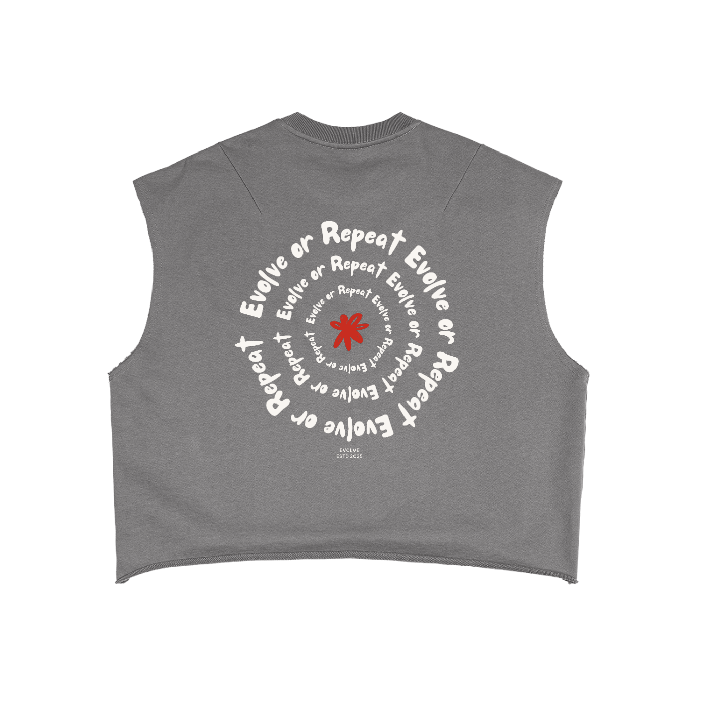 Evolve or Repeat Boxed Muscle Tee
