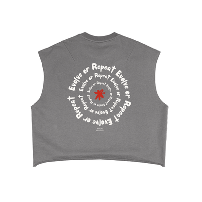 Evolve or Repeat Boxed Muscle Tee