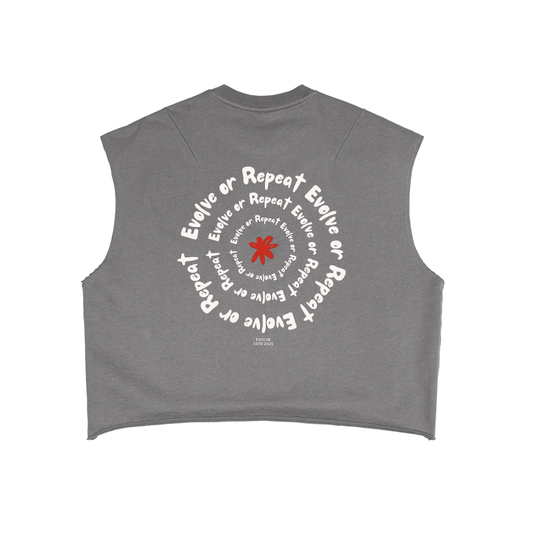 Evolve or Repeat Boxed Muscle Tee