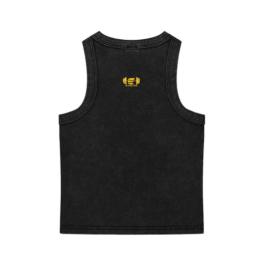 YELLOW BORN TO LIFT WOMENS TANK TOP