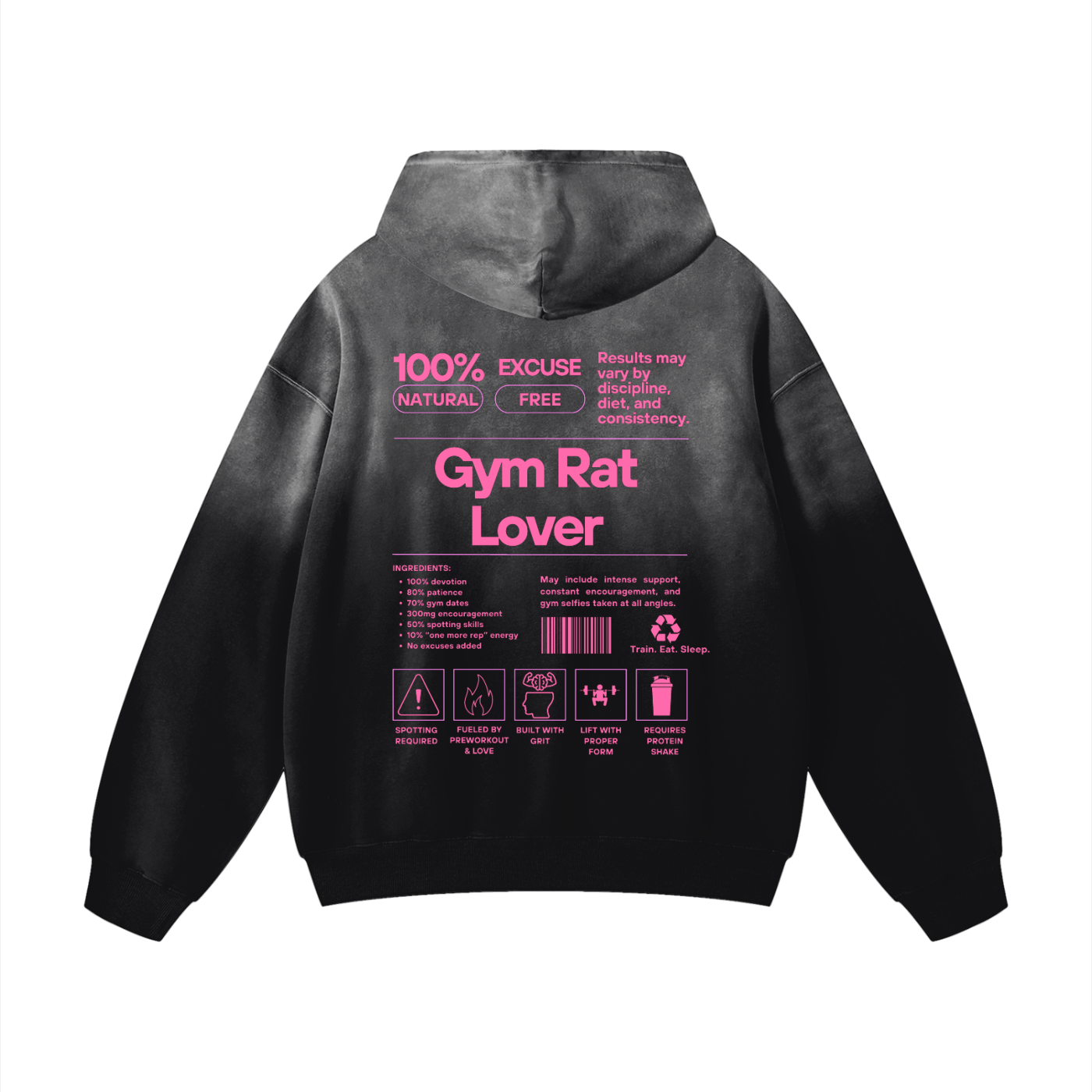 Gym Rat Lover Hoodie