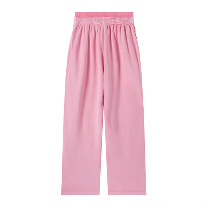 JOGGING DE SPORT ROSE À DOUBLE TAILLE « BORN TO LIFT »