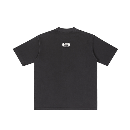Evolve Daily Oversize Tee – White Lettered Edition