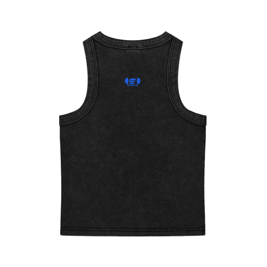 BLUE BORN TO LIFT WOMENS TANK TOP