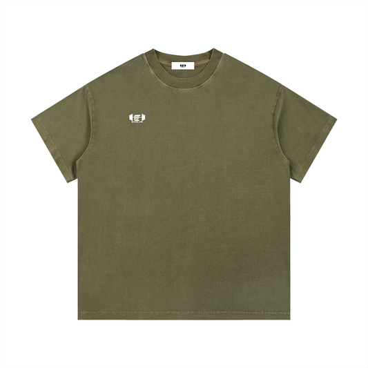 Evolve Essential Army Green Men’s Cotton Tee