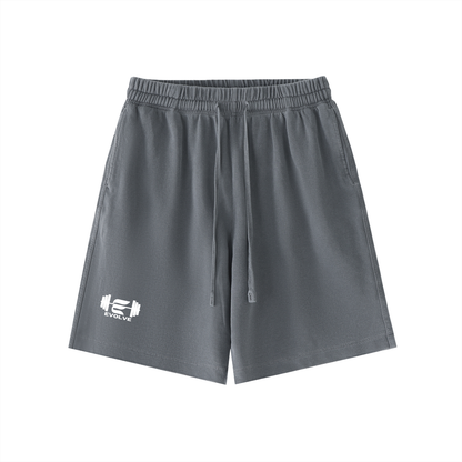 Short en coton gris Evolve Essential
