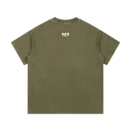 Evolve Essential Army Green Men’s Cotton Tee