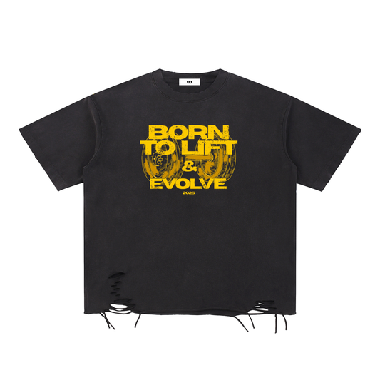 BORN TO LIFT – YELLOW LETTERED EDITION