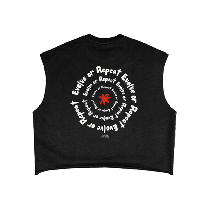 Evolve or Repeat Boxed Muscle Tee