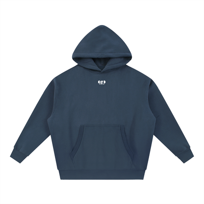 Sweat à capuche oversize en polaire Evolve Essential bleu marine