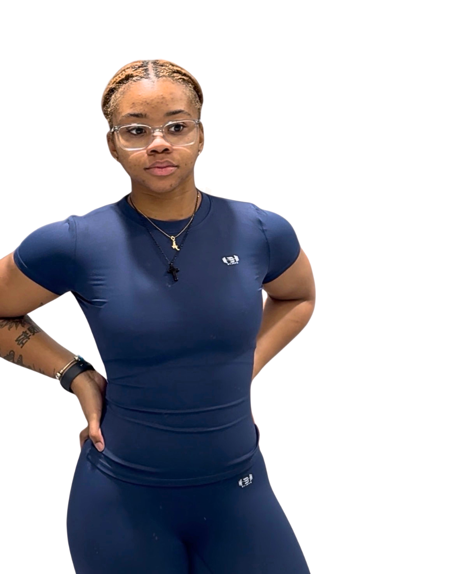 Evolve Blue Straight-Leg Women's Active Set