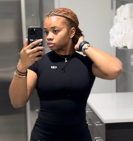 Evolve Black Seamless Women's Activewear Top
