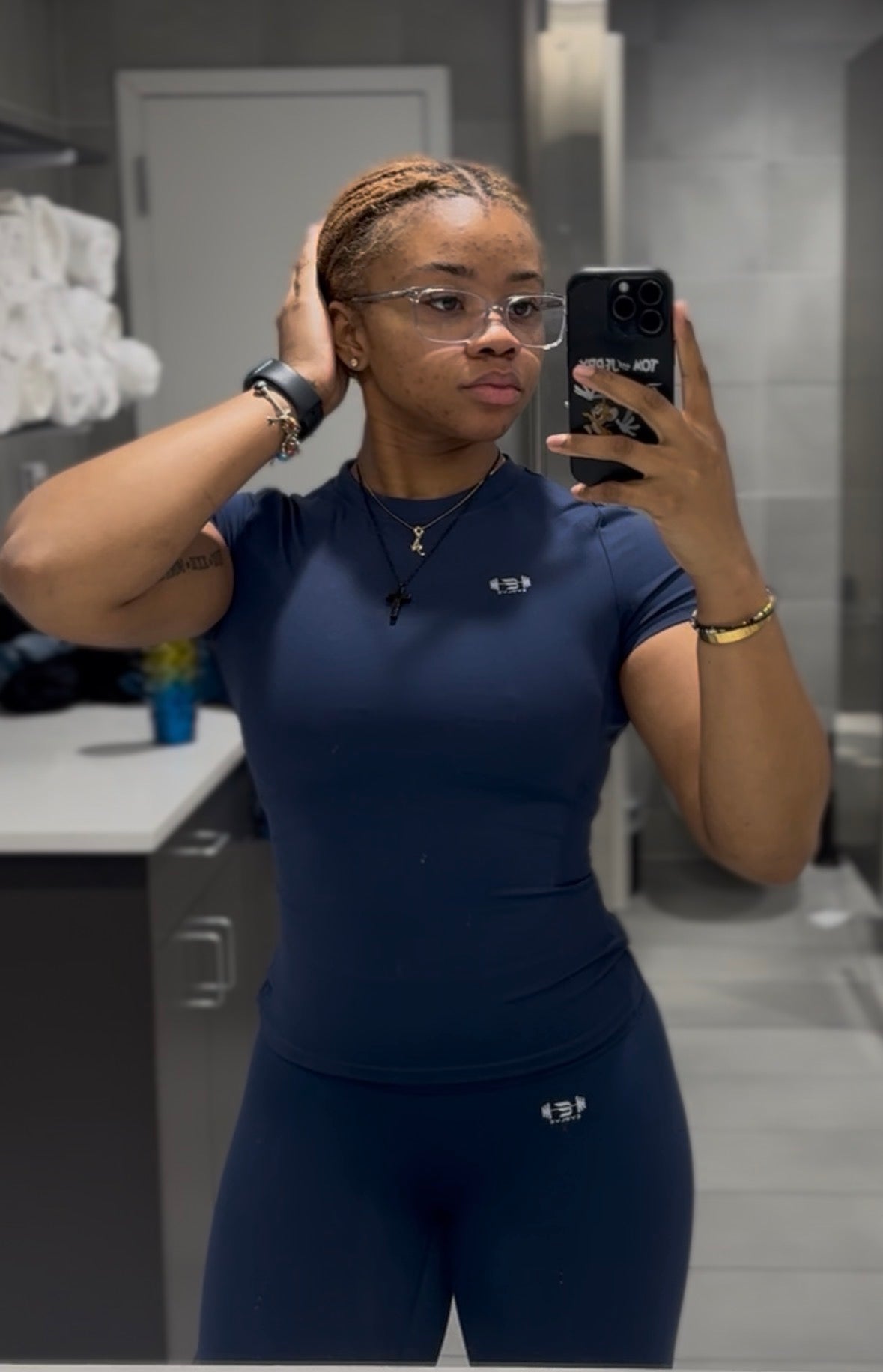 Evolve Blue Straight-Leg Women's Active Set