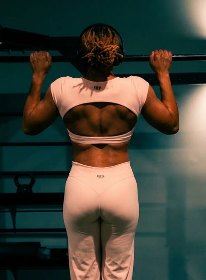 Open-Back Cropped Set