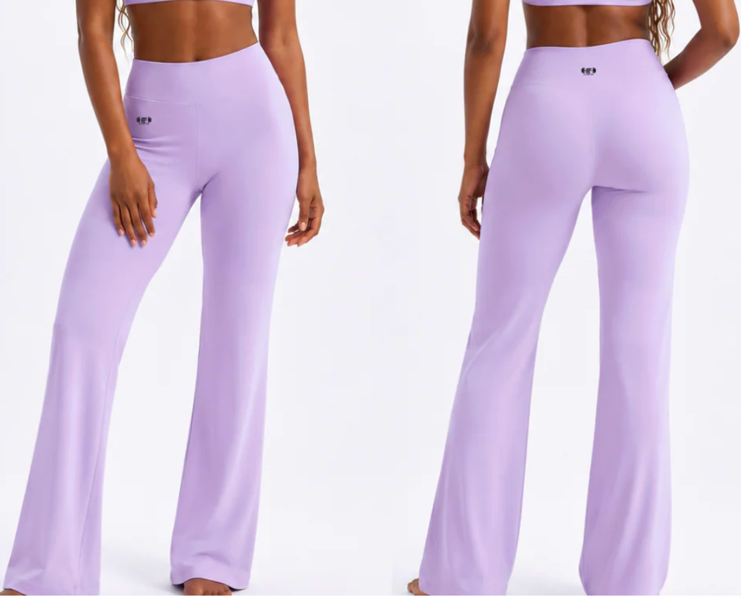 Straight Leg Open Back Set Pants
