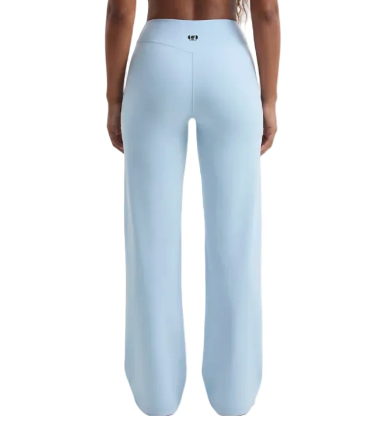 Straight Leg Open Back Set Pants
