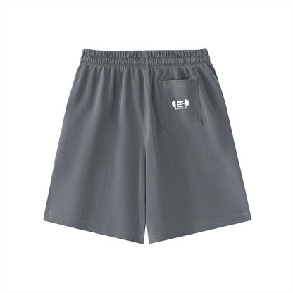 Short en coton gris Evolve Essential