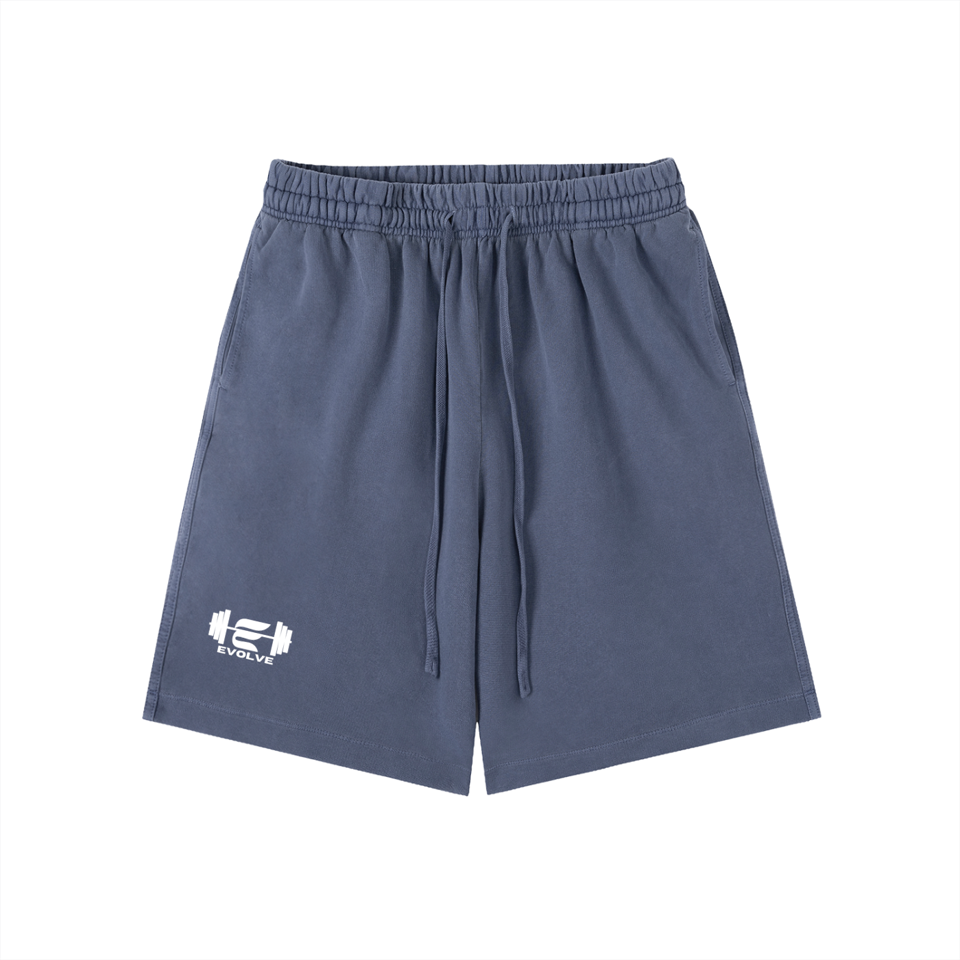 Evolve Essential Blue Cotton Shorts