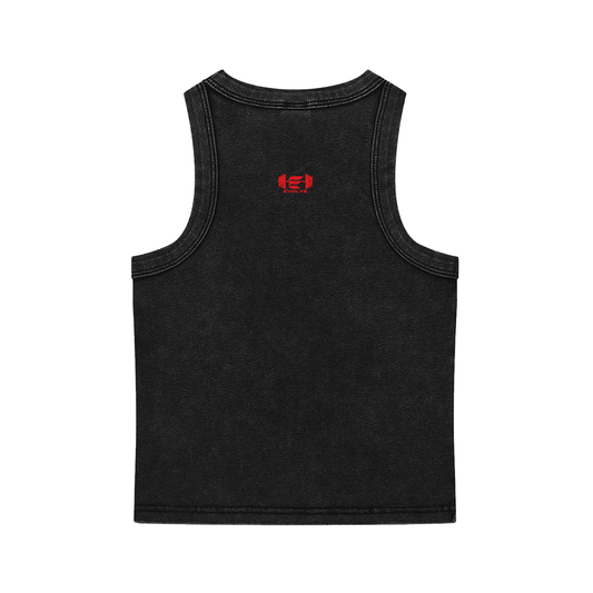 RED BORN TO LIFT WOMENS TANK TOP