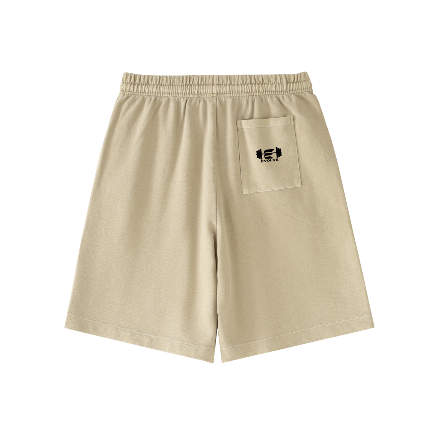 Evolve Essential Khaki Cotton Shorts