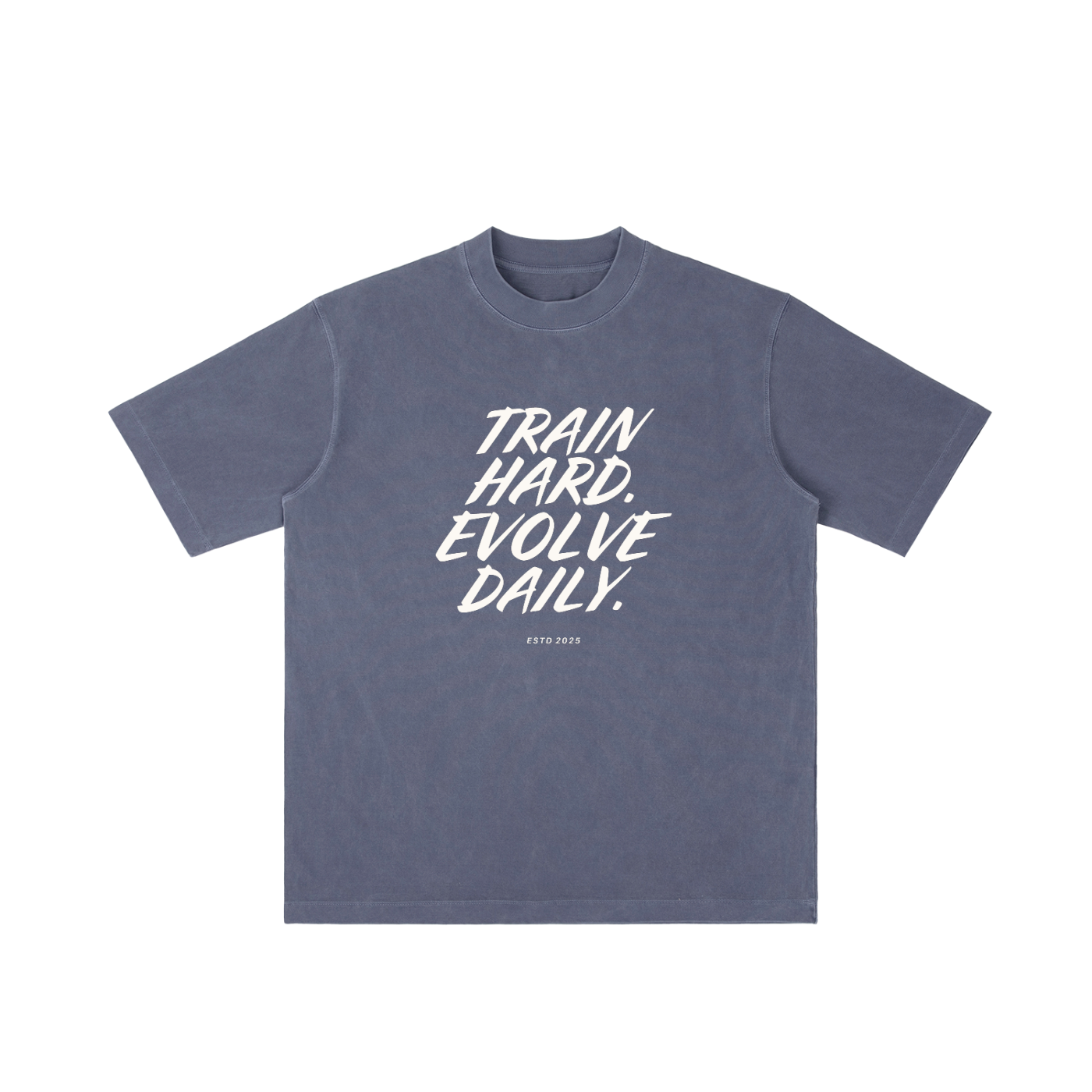 Evolve Daily Oversize Tee – White Lettered Edition