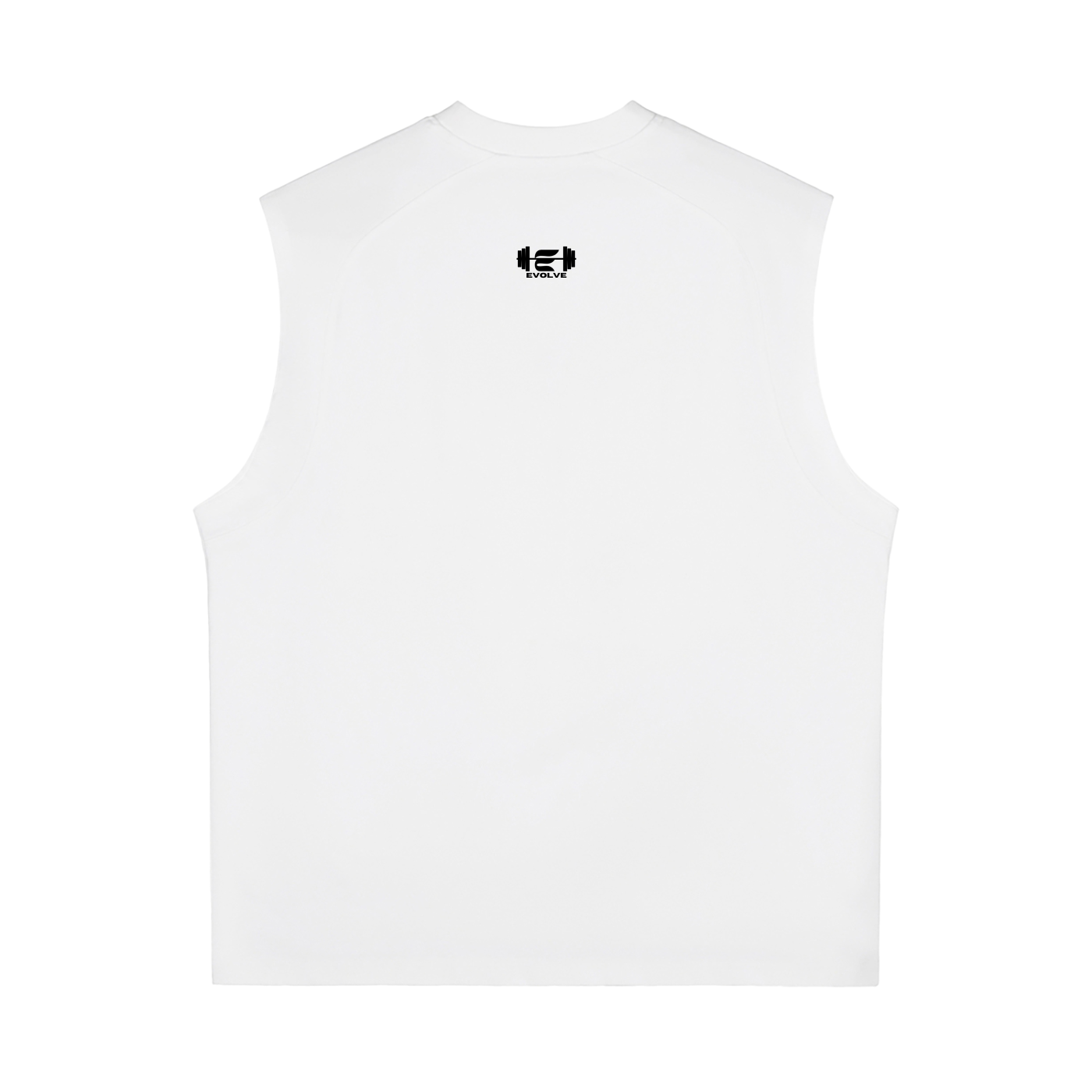 Evolve Basic Essential White Men’s Muscle Tee