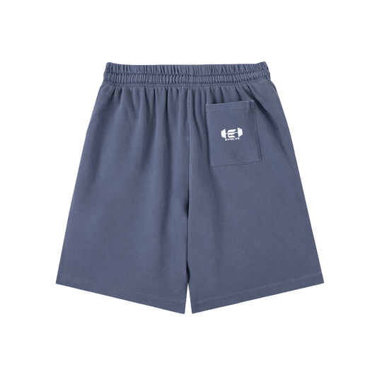 Evolve Essential Blue Cotton Shorts