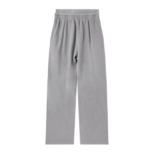 BORN TO LIFT GREY DOUBLE WAIST SWEATPANTS