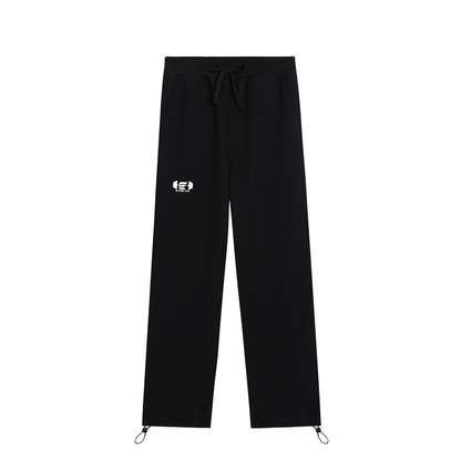 Pantalon de survêtement droit essentiel noir Evolve pour homme