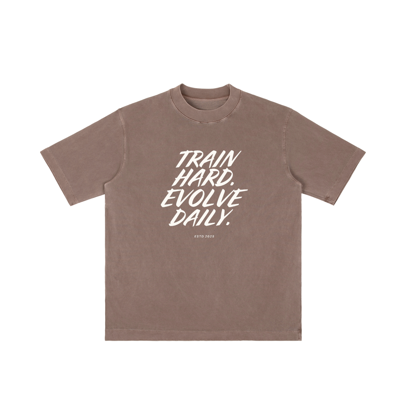 Evolve Daily Oversize Tee – White Lettered Edition
