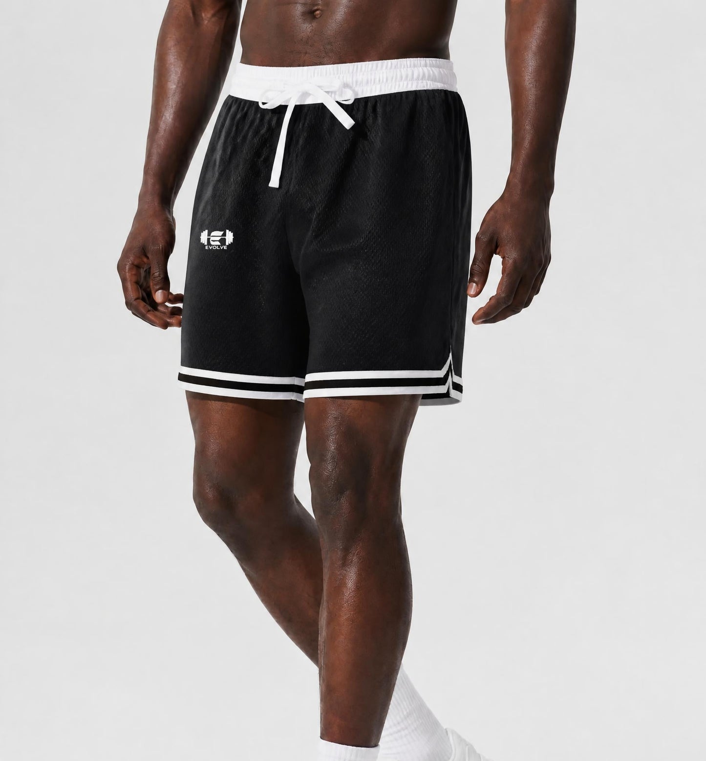 Classic Stripe Evolve Basketball Shorts