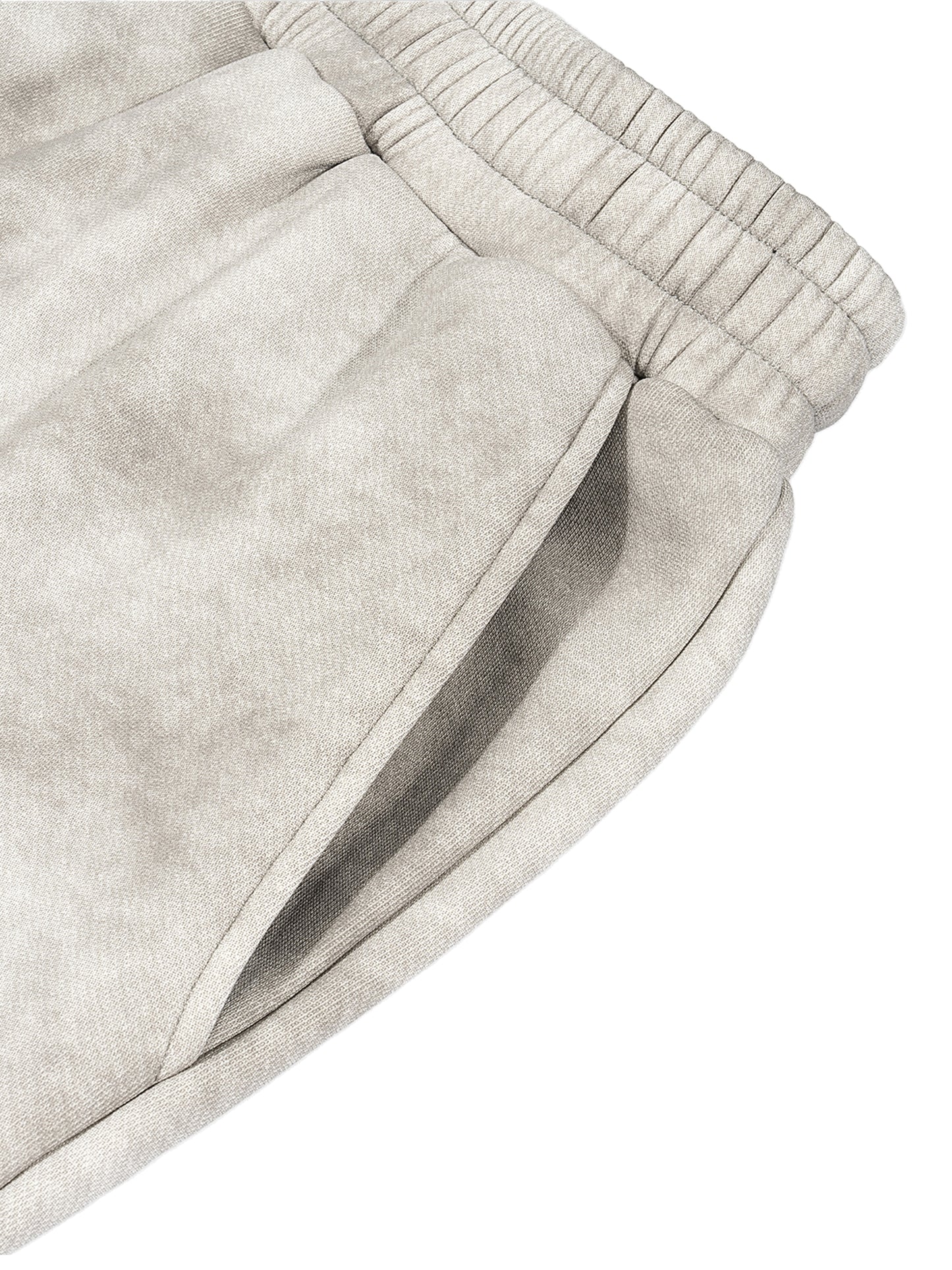 Evolve Grey Washed Fleece Sweatpants