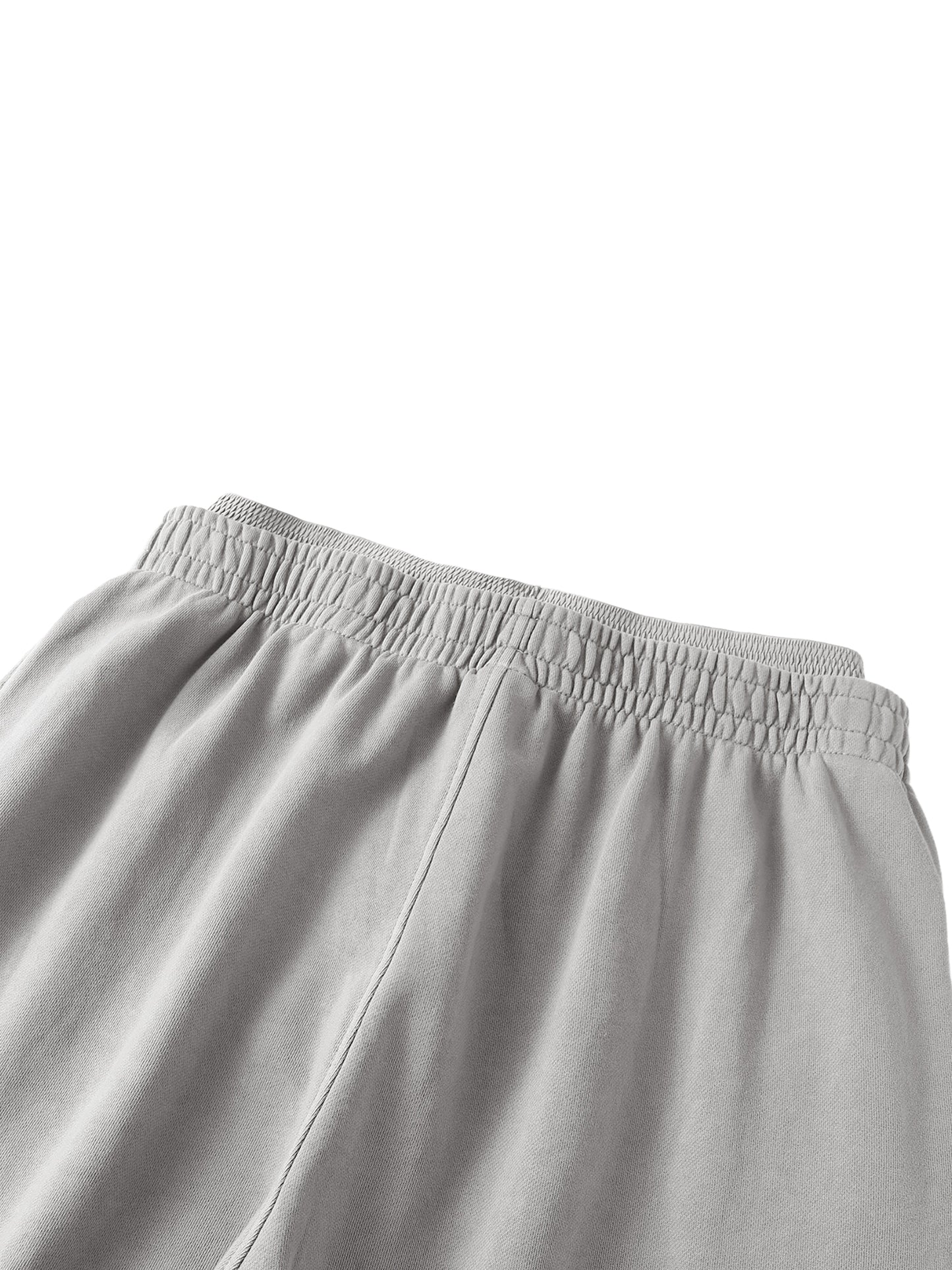 BORN TO LIFT GREY DOUBLE WAIST SWEATPANTS