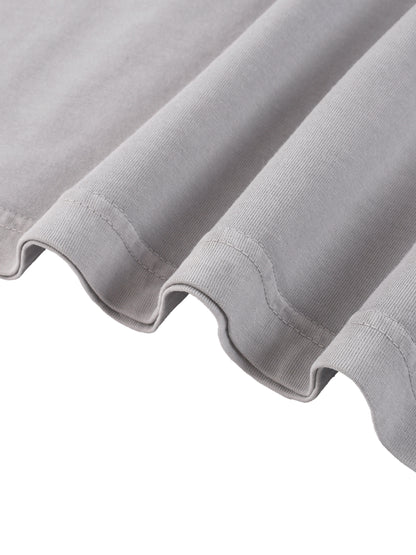 T-shirt Homme en Coton Gris Essentiel Evolve