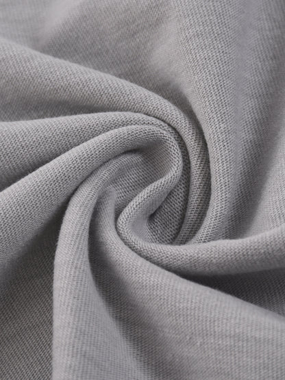 T-shirt Homme en Coton Gris Essentiel Evolve